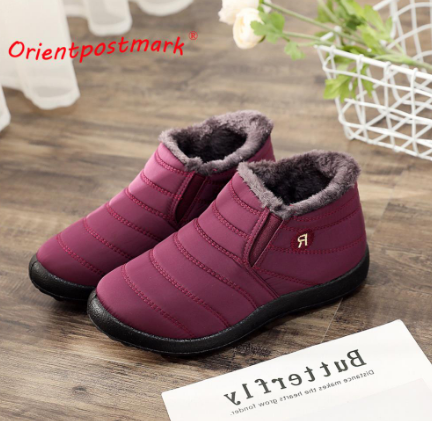 Women Winter Boots Unisex Couples Snow Boots Women Ankle Shoes New Fashion Color Ladies Ankle Boots Waterproof Shoes Keep Warm